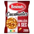 BENENUTS Cacahuètes grillées à sec dorées au four 200g