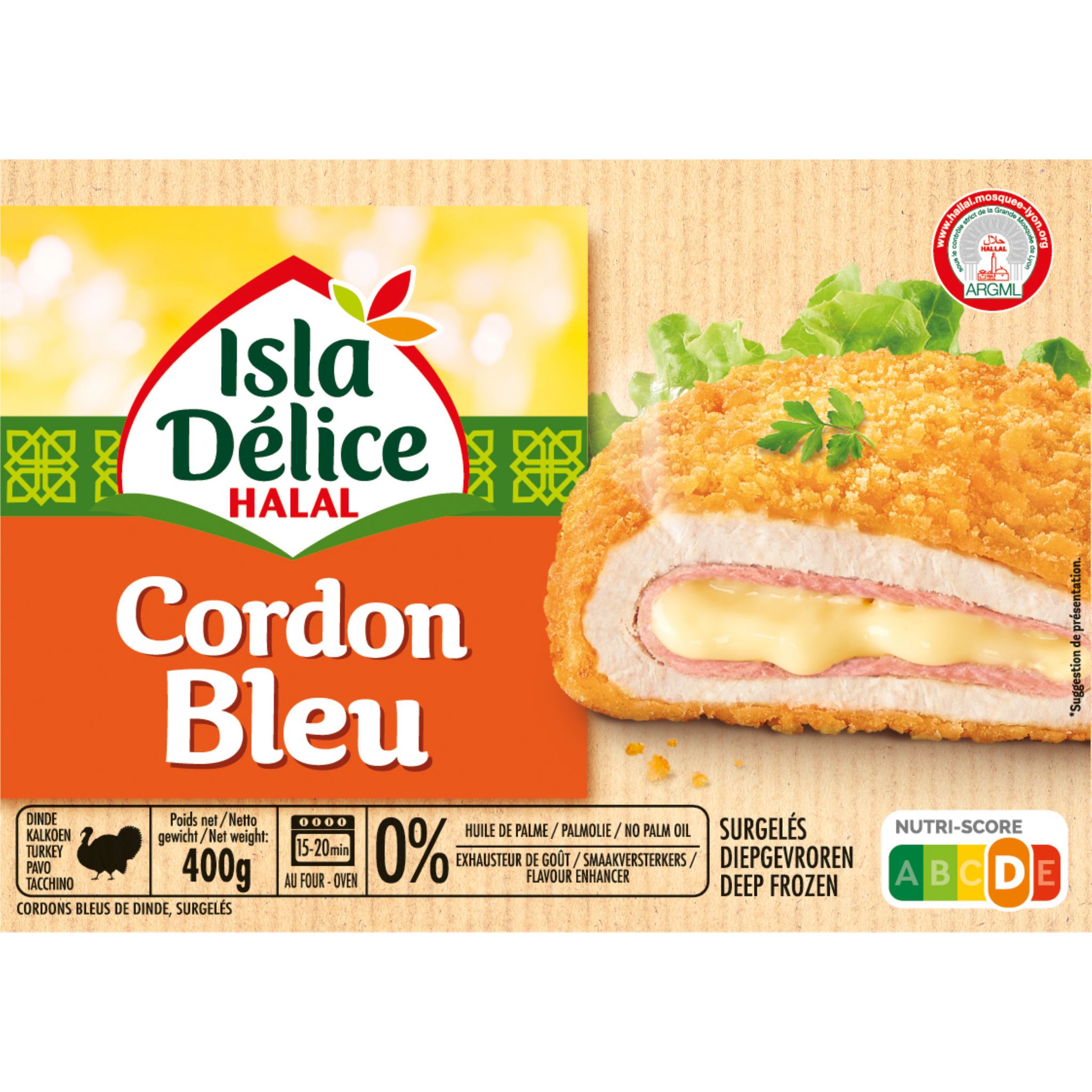 Cordon bleu maison au fromage à raclette, panure dorée croustillante