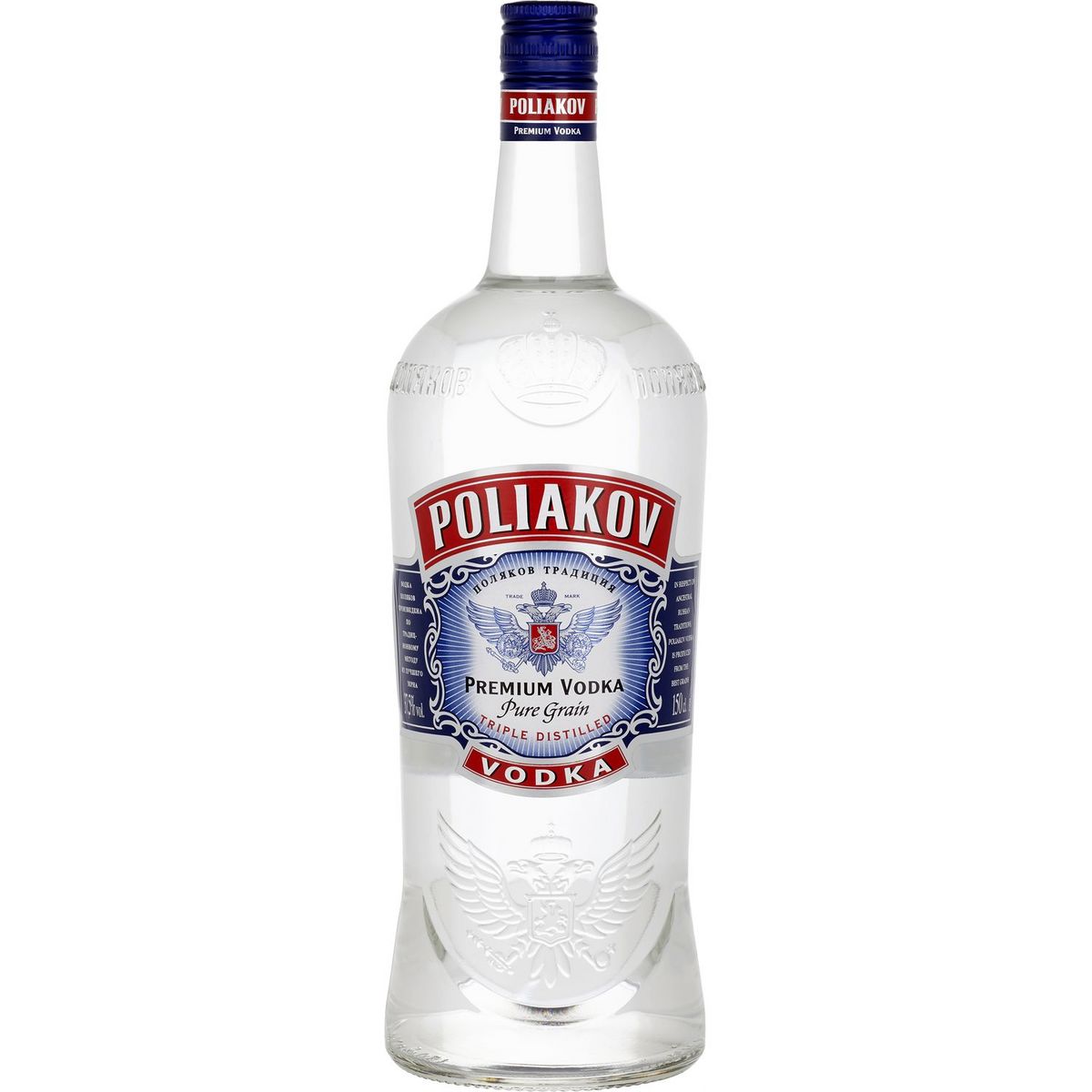 POLIAKOV Vodka 2L - 37,5% vol. : : Epicerie