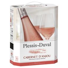 AOP Cabernet d'Anjou Plessis-Duval rosé bib 3L