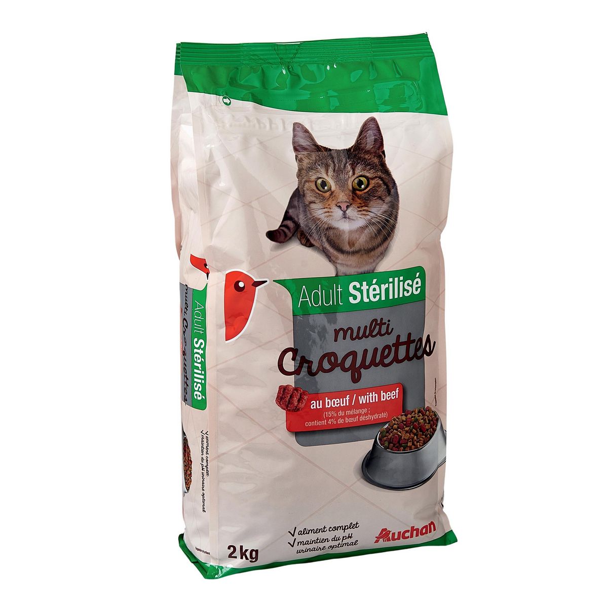 Croquettes pour chat stérilisé au boeuf, Purina One (450 g)