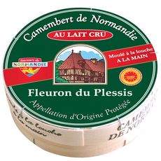 FLEURON DU PLESSIS Camembert de Normandie au lait cru AOP 250g