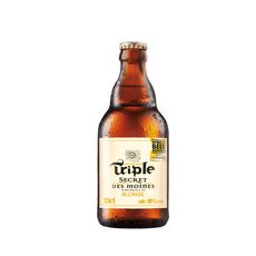SECRET DES MOINES Bière blonde triple 8% bouteille 33cl