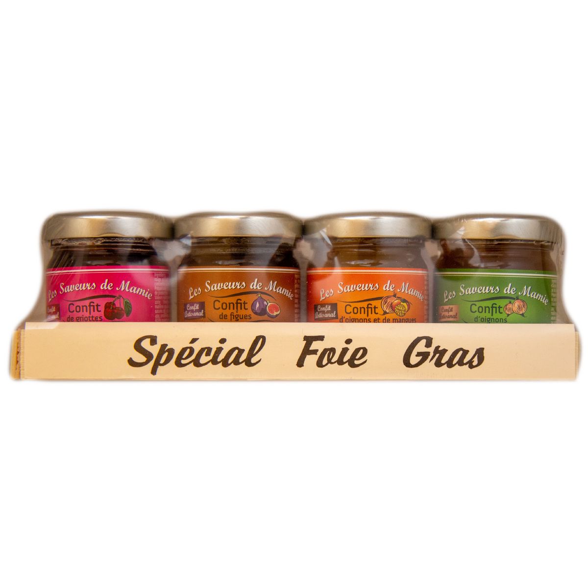 Confiture artisanale : coffret pour le foie gras