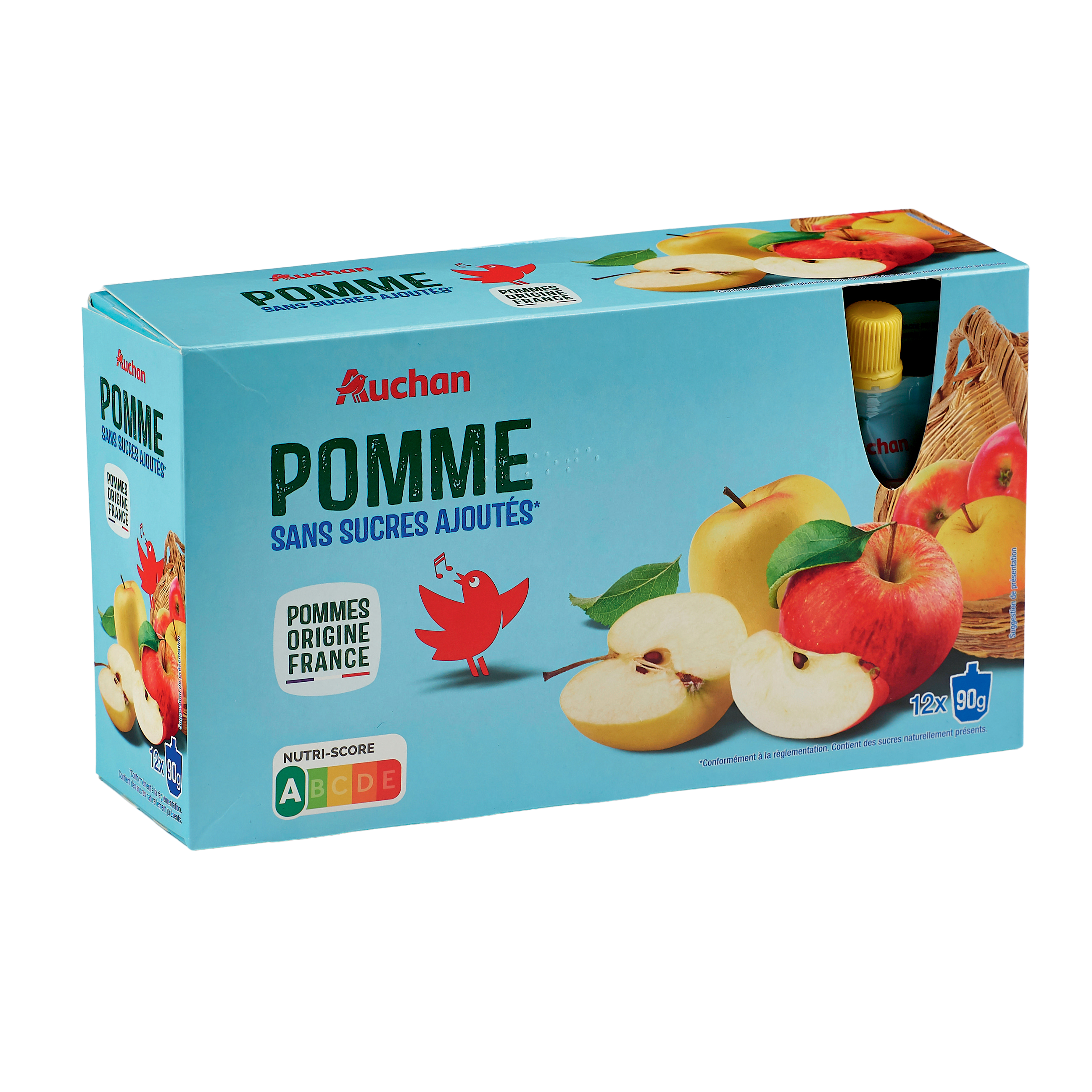 Pom'Potes® Pomme Nature Bio 90g
