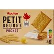 AUCHAN Biscuits petit beurre, sachets fraîcheur 12x3 biscuits 300g