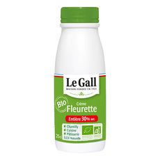 LE GALL Crème fleurette fraîche bio fluide 25cl