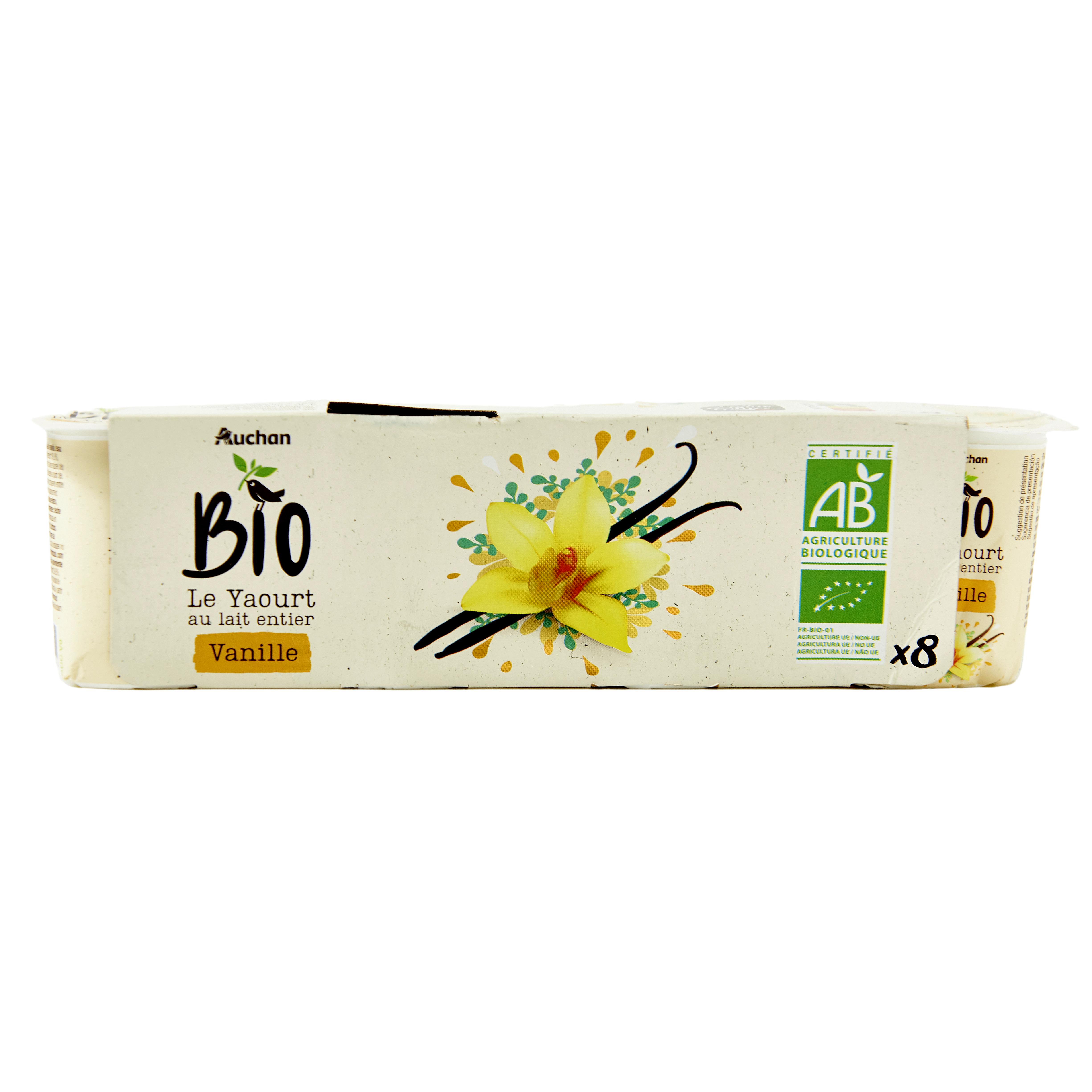 Delhaize, Bio, Yaourt, Entier, Vanille, Bio, 150 gr