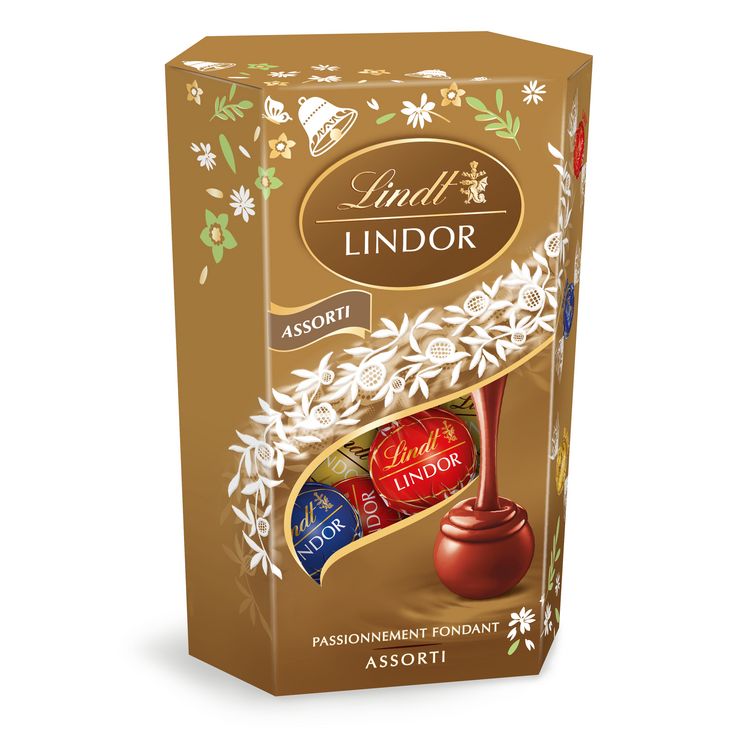 Cornet LINDOR chocolat Assorti 200g