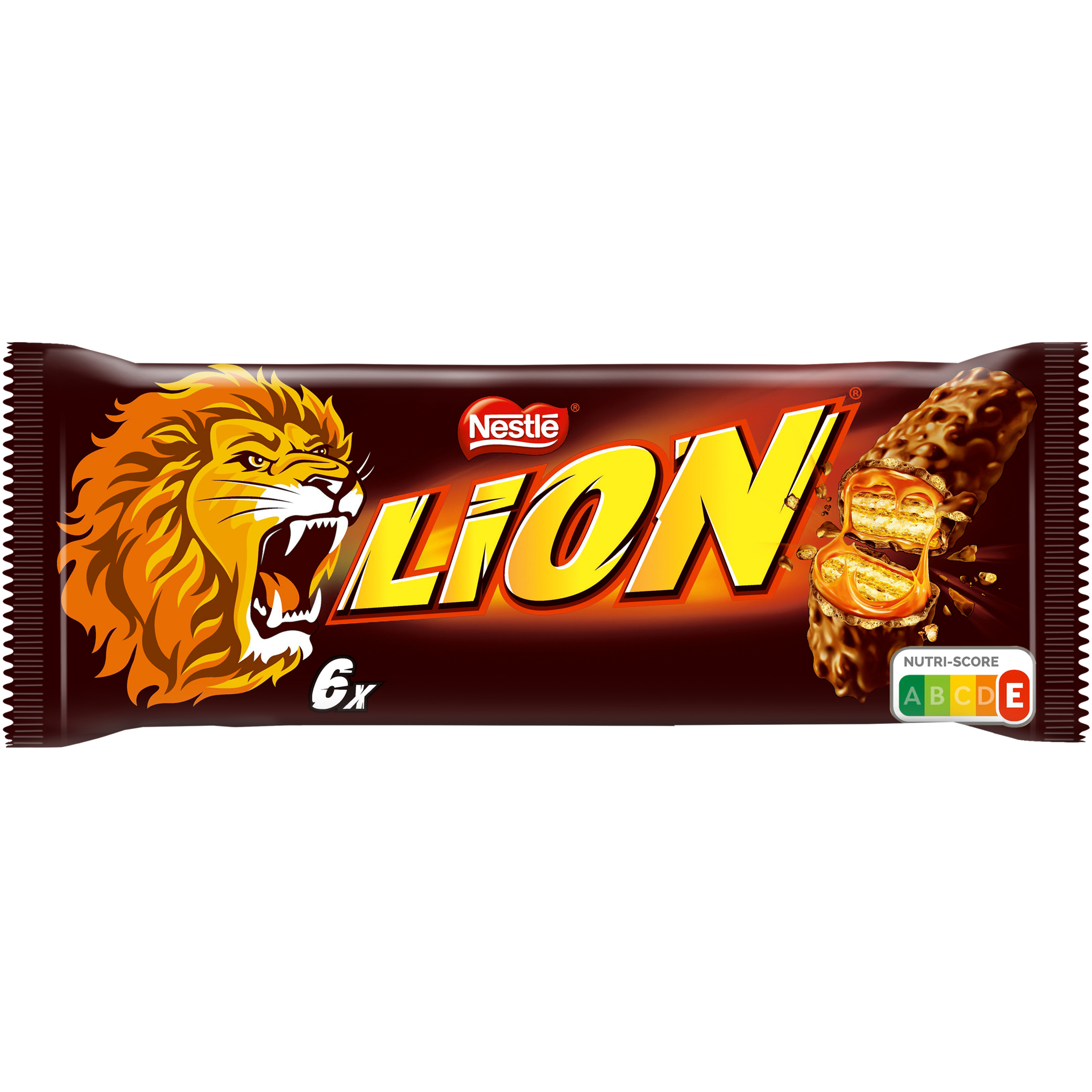 Nestlé Lion chocolat 10x 42 gr  Chocolat au lait, Fondant au caramel,  Beurre de cacao