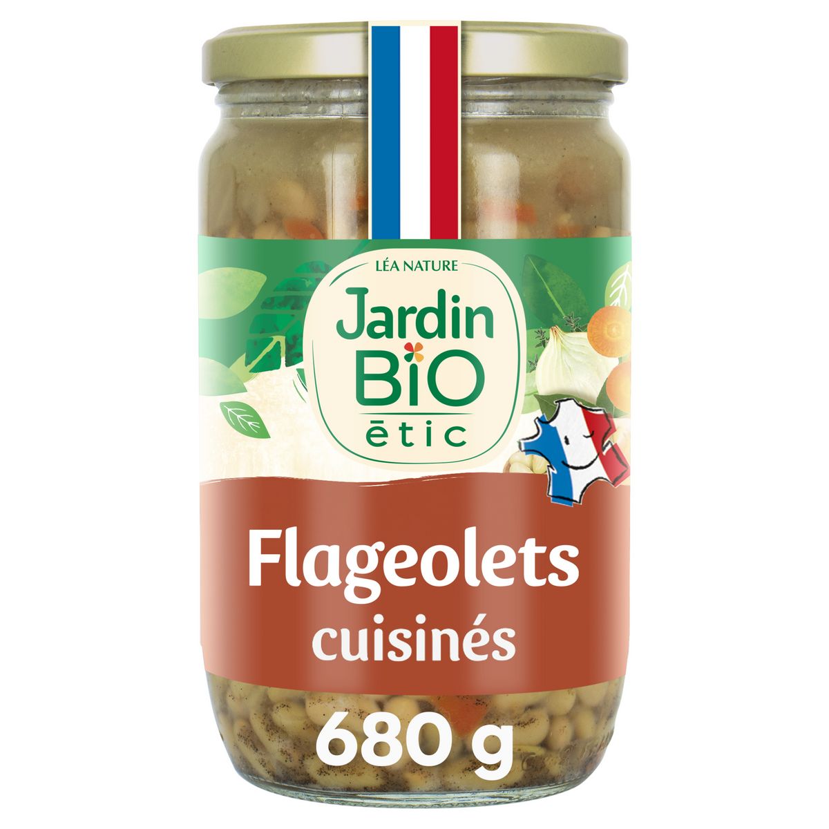 JARDIN BIO ETIC Flageolets cuisinés en bocal 680g