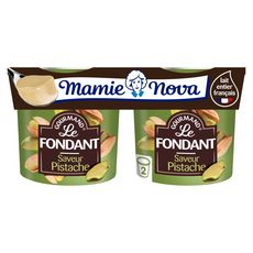 MAMIE NOVA Crème dessert fondant saveur pistache 2x150g