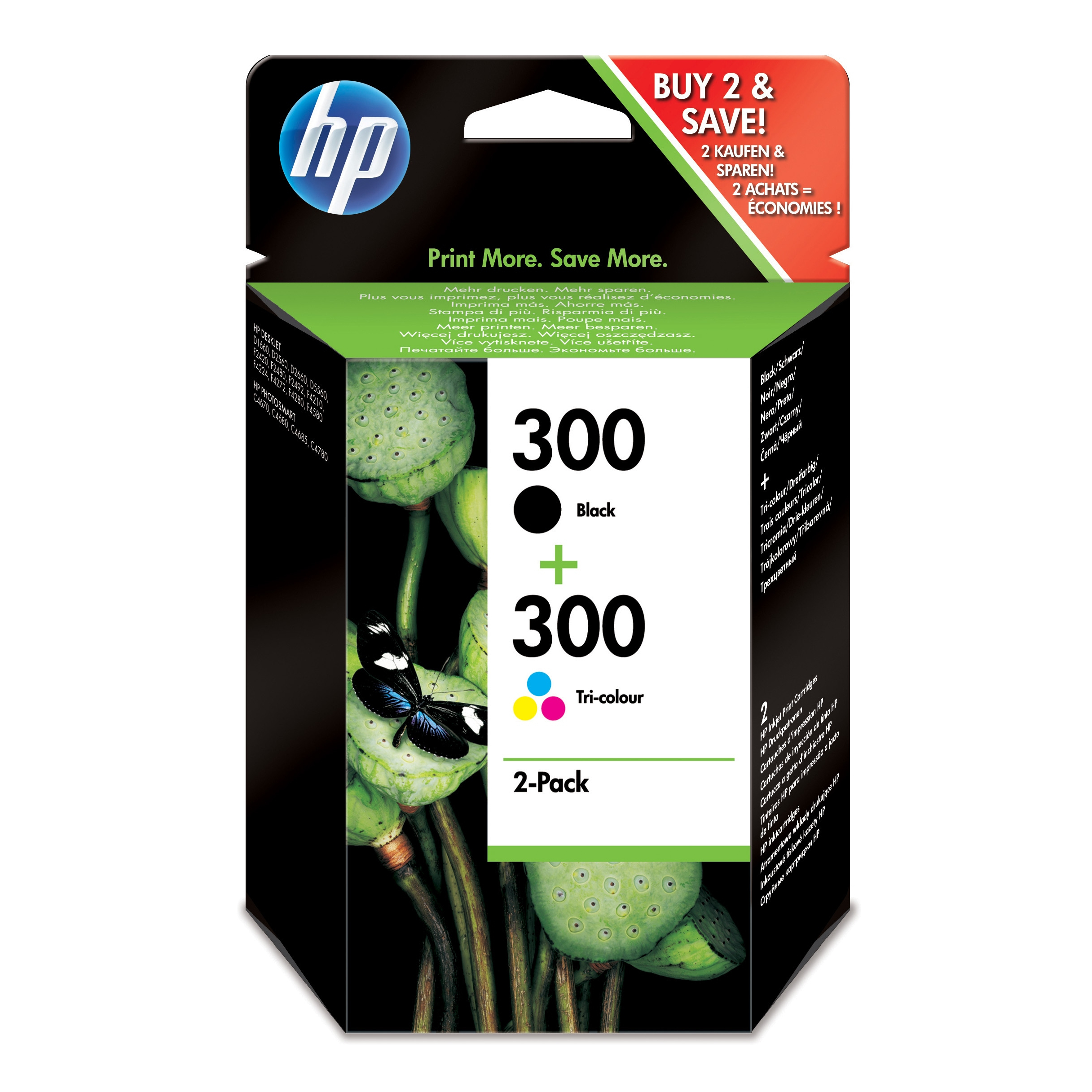 HP 300 cartouche d'encre trois couleurs authentique 300 cartouche