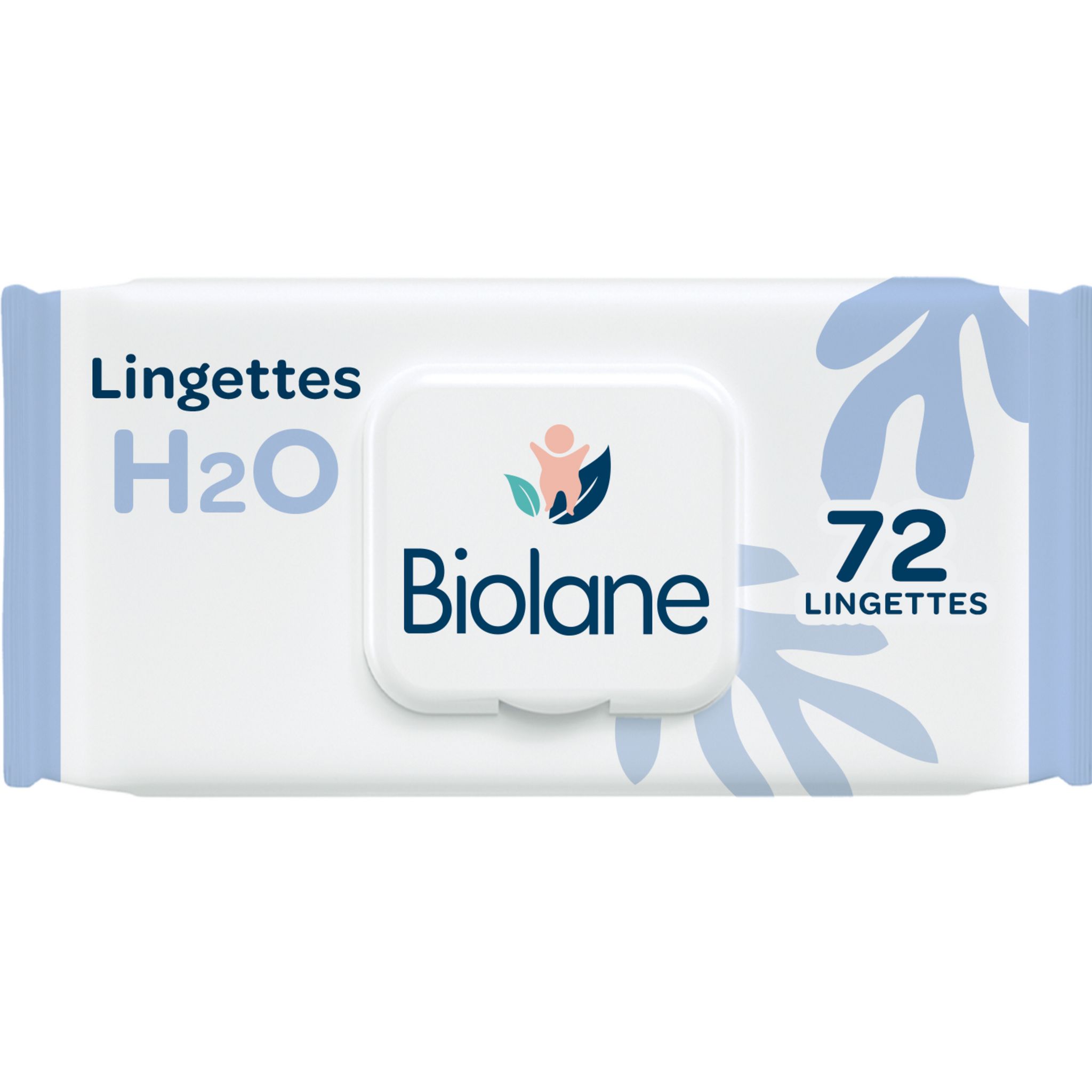 BIOLANE Lingettes H2O 72 lingettes pas cher 