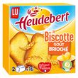 HEUDEBERT La biscotte goût brioché 2x16 biscottes 2x125g