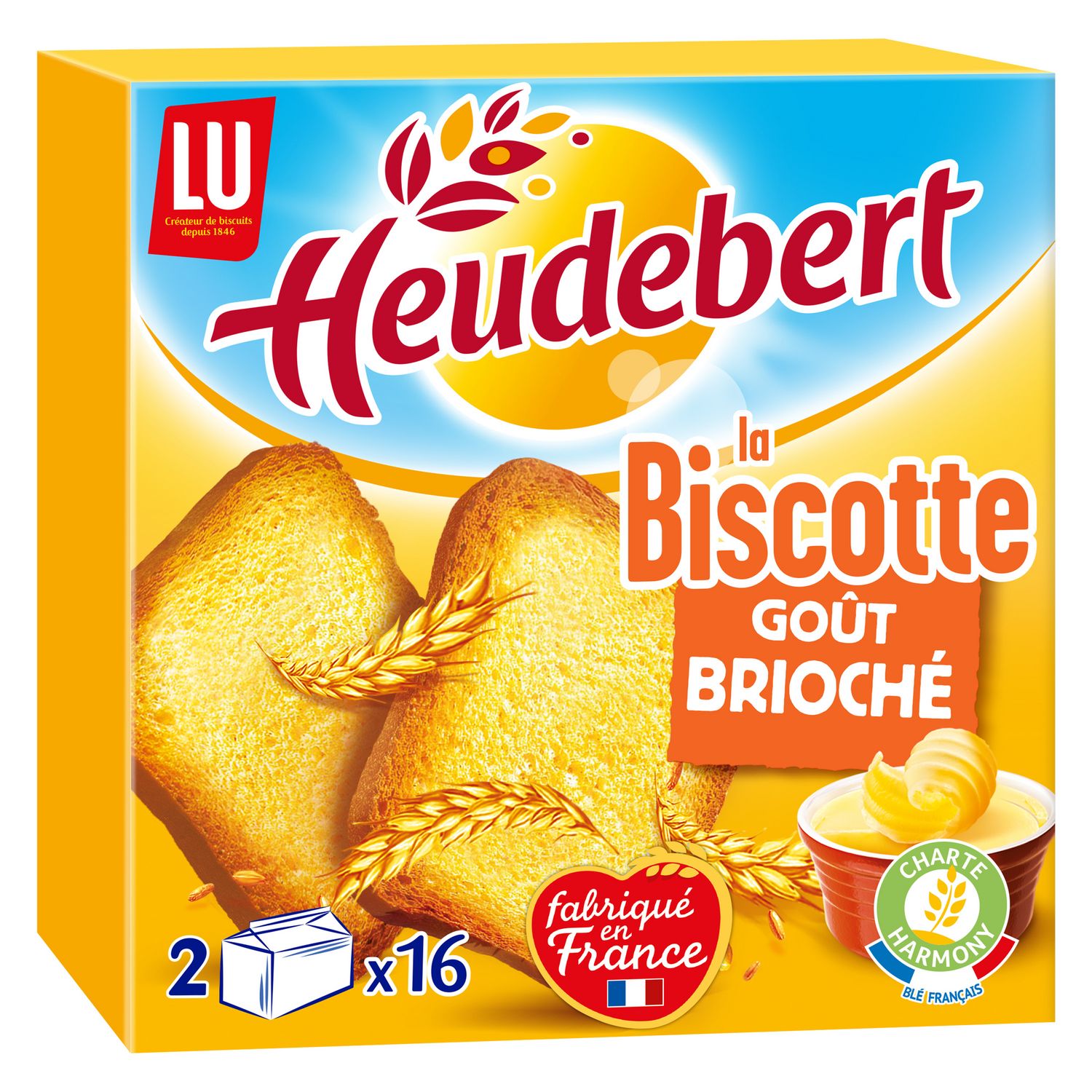 Grossiste Biscottes la braisor 500g - HEUDEBERT