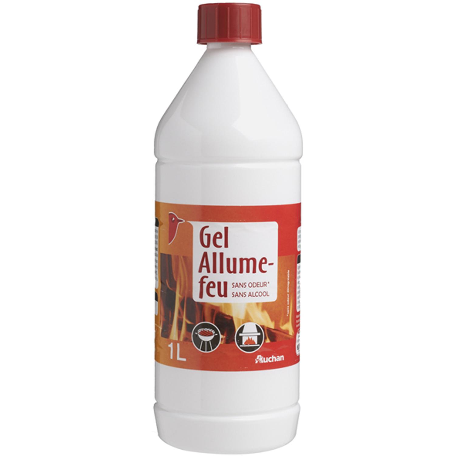 Allume-feu gel sans odeur CARREFOUR : la bouteille de 1 l à Prix Carrefour