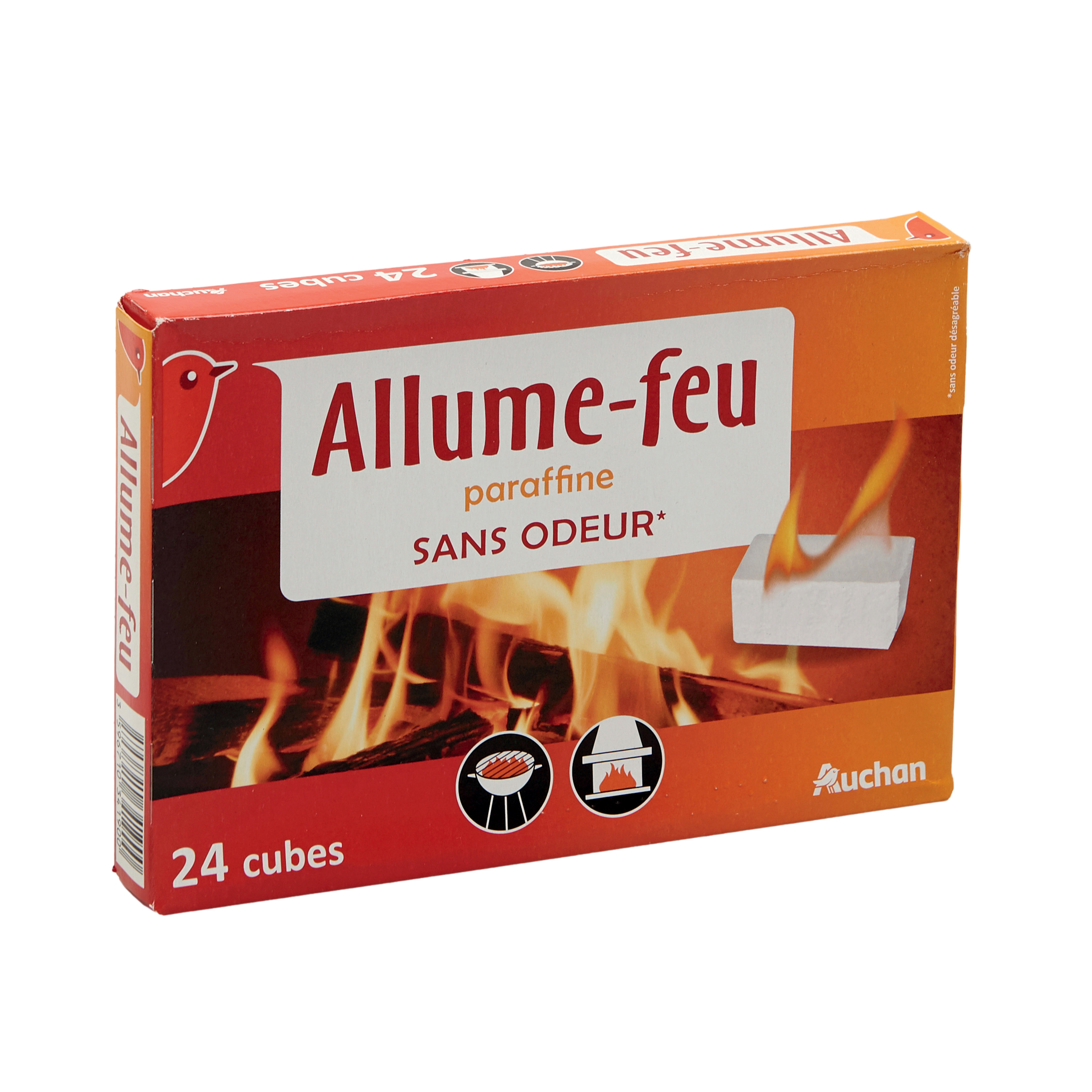 HARRIS Allume-feu en cubes sans odeur 80 cubes pas cher 