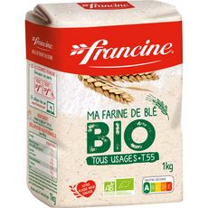 FRANCINE Farine de blé bio T55 1kg