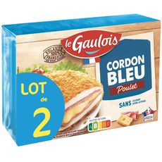 LE GAULOIS L'Escalope Cordon bleu de poulet 2x200g