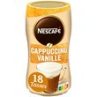 NESCAFE Café soluble cappuccino vanille 18 tasses 310g