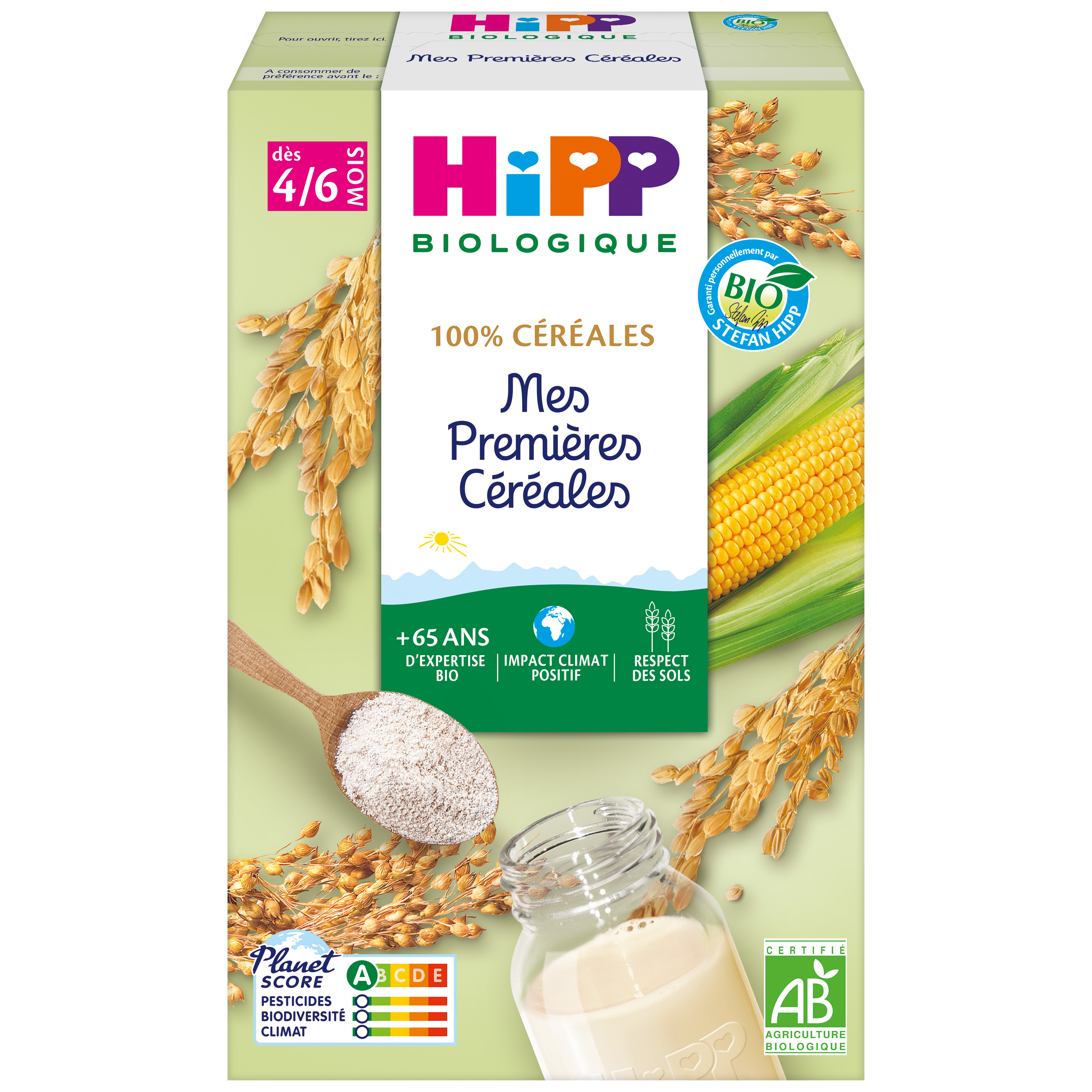 Mes premières céréales - boîte 50g - 4 mois HIPP : Comparateur, Avis, Prix