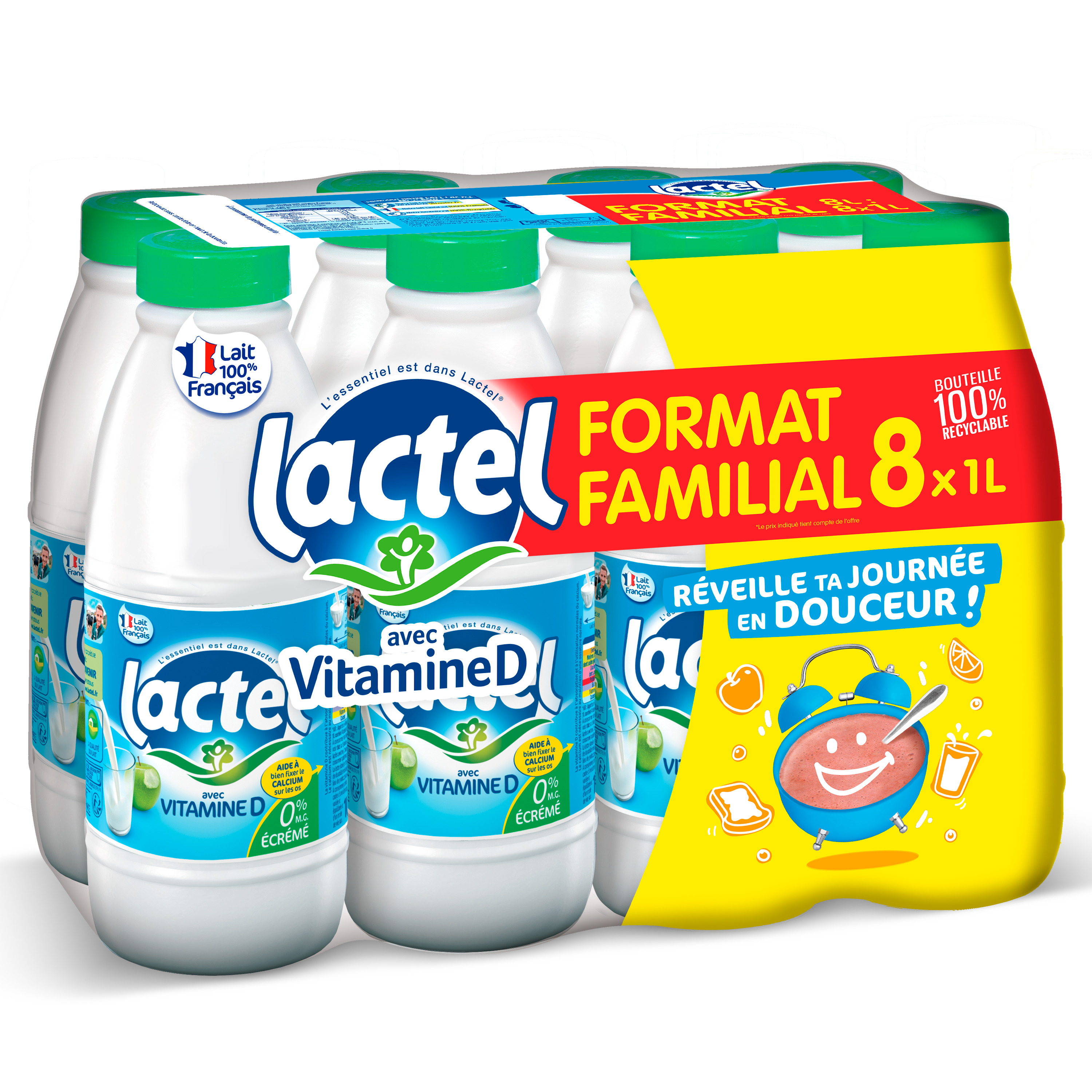 Lait Entier UHT Vitamine D LACTEL