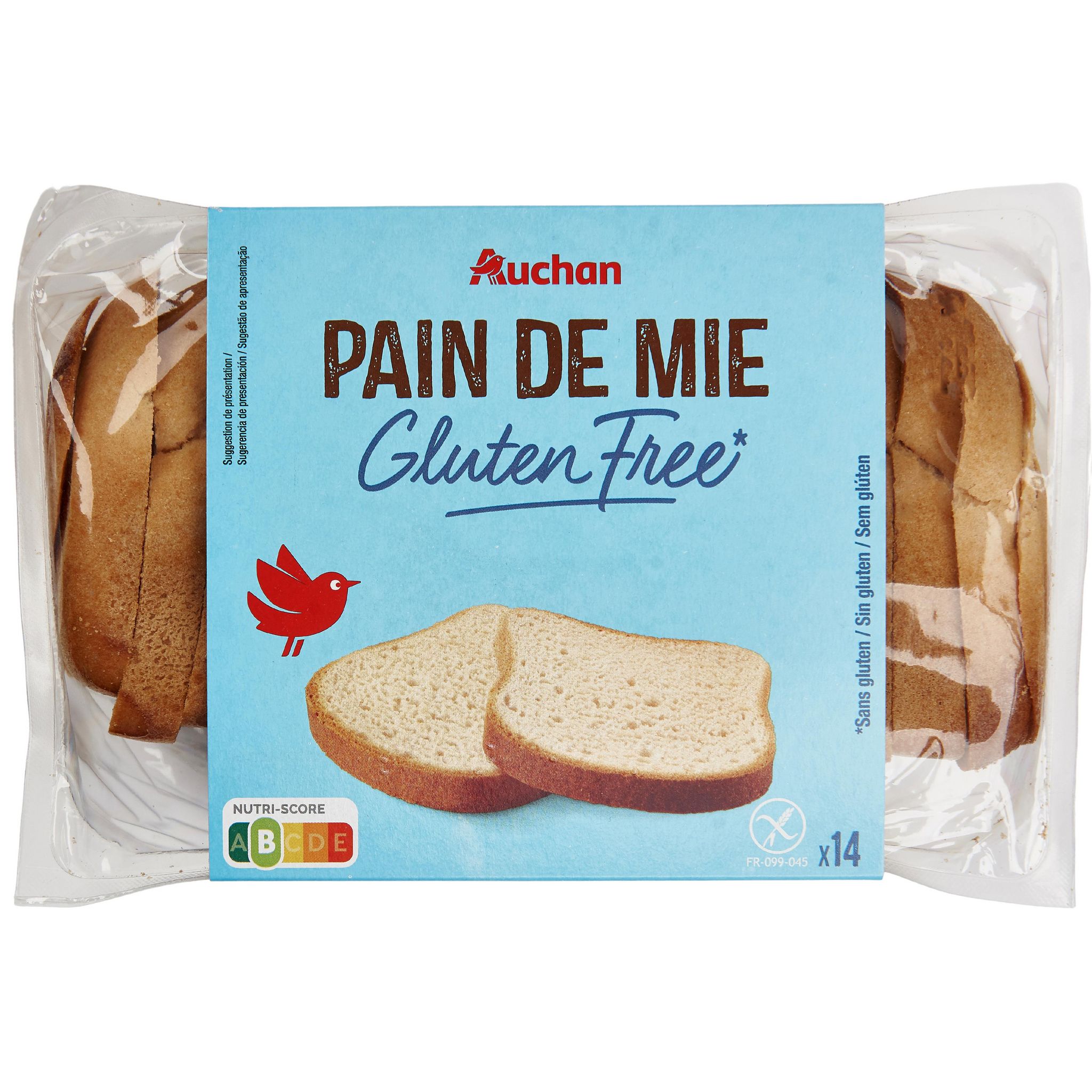 Pain de mie nature sans gluten - Gerblé - 350 g