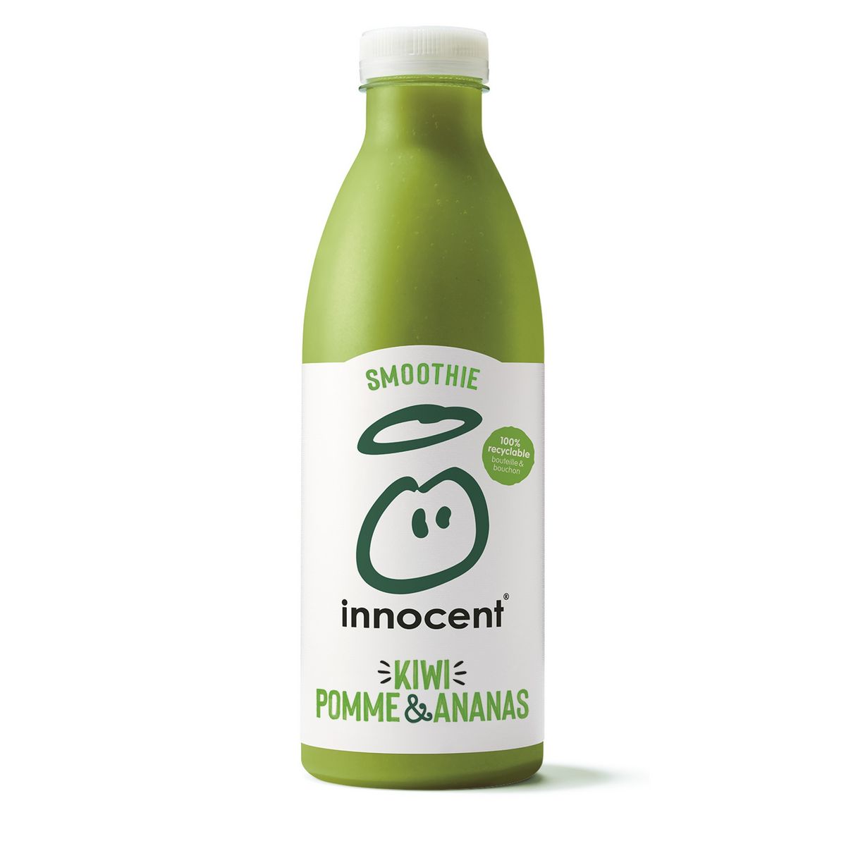 INNOCENT Smoothie kiwi pomme et ananas 75cl pas cher 