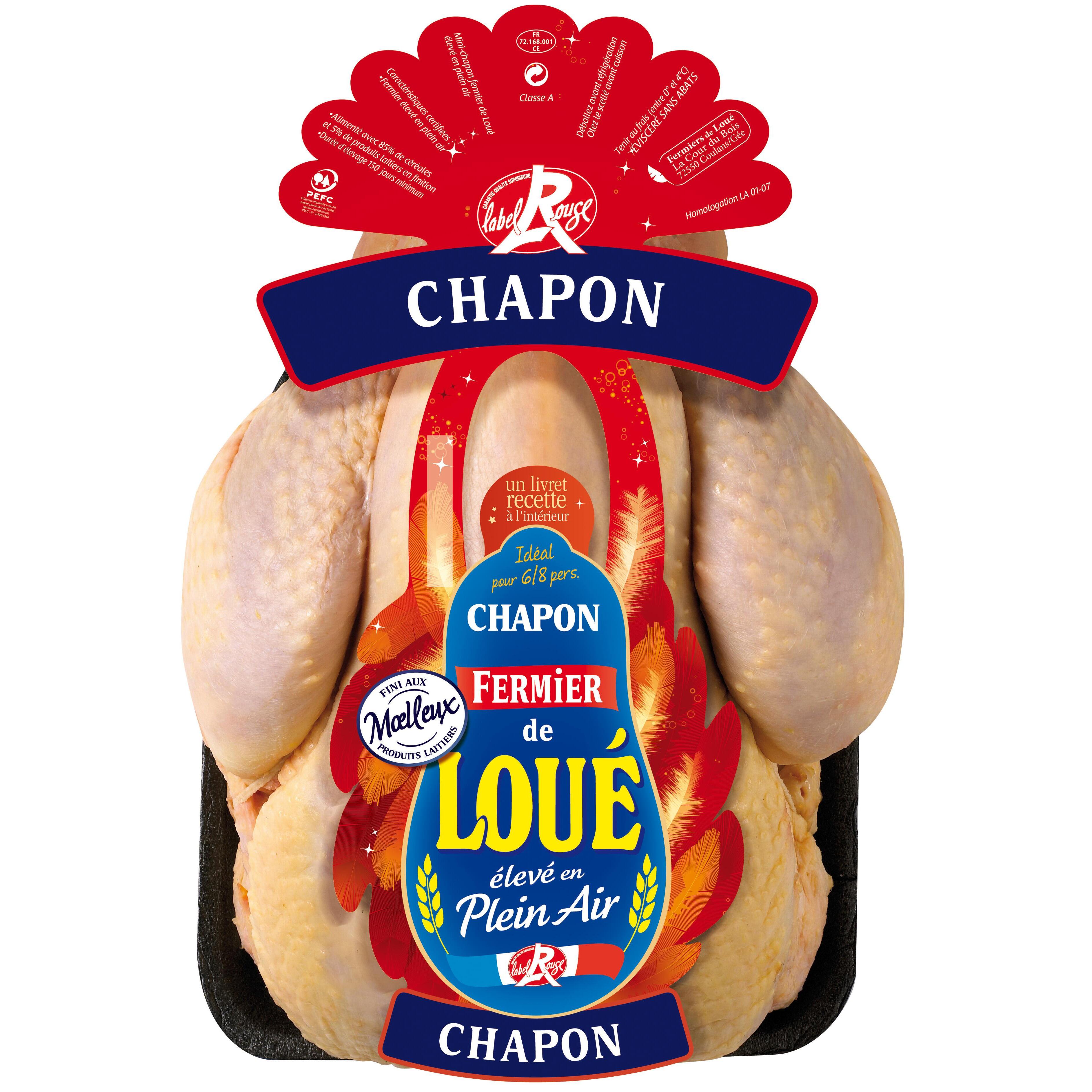 chapon fermier 'label rouge