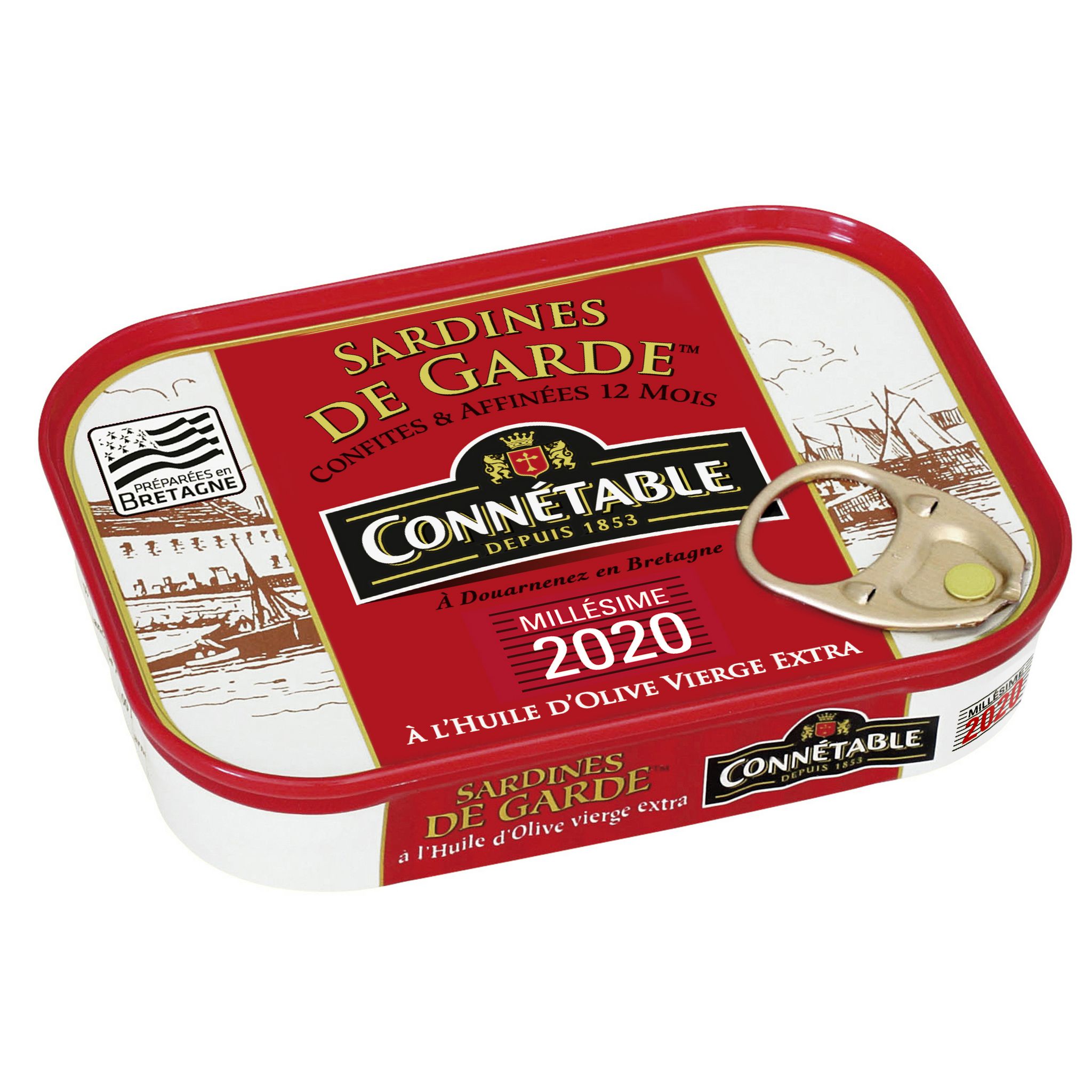 Sardines de collection 60 ans à l'huile d'olive 115g