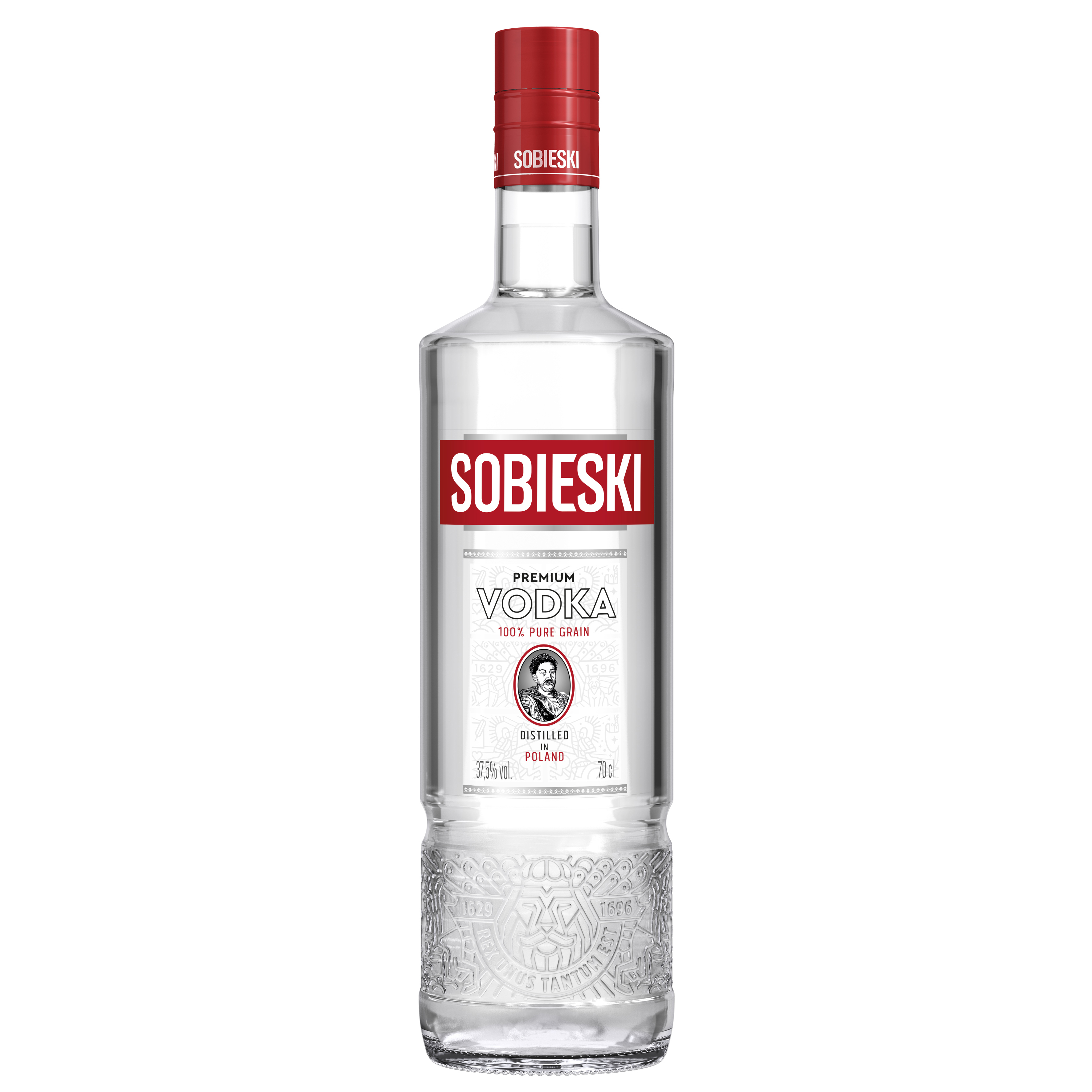 SOBIESKI Vodka polonaise 37,5% 70cl pas cher 