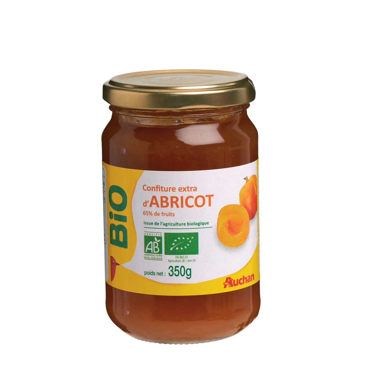 Abricot 220 gr confiture BIO