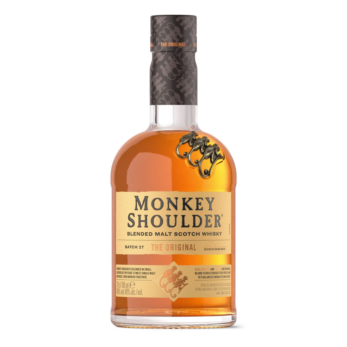 MONKEY SHOULDER Scotch whisky blended malt 40% 70cl
