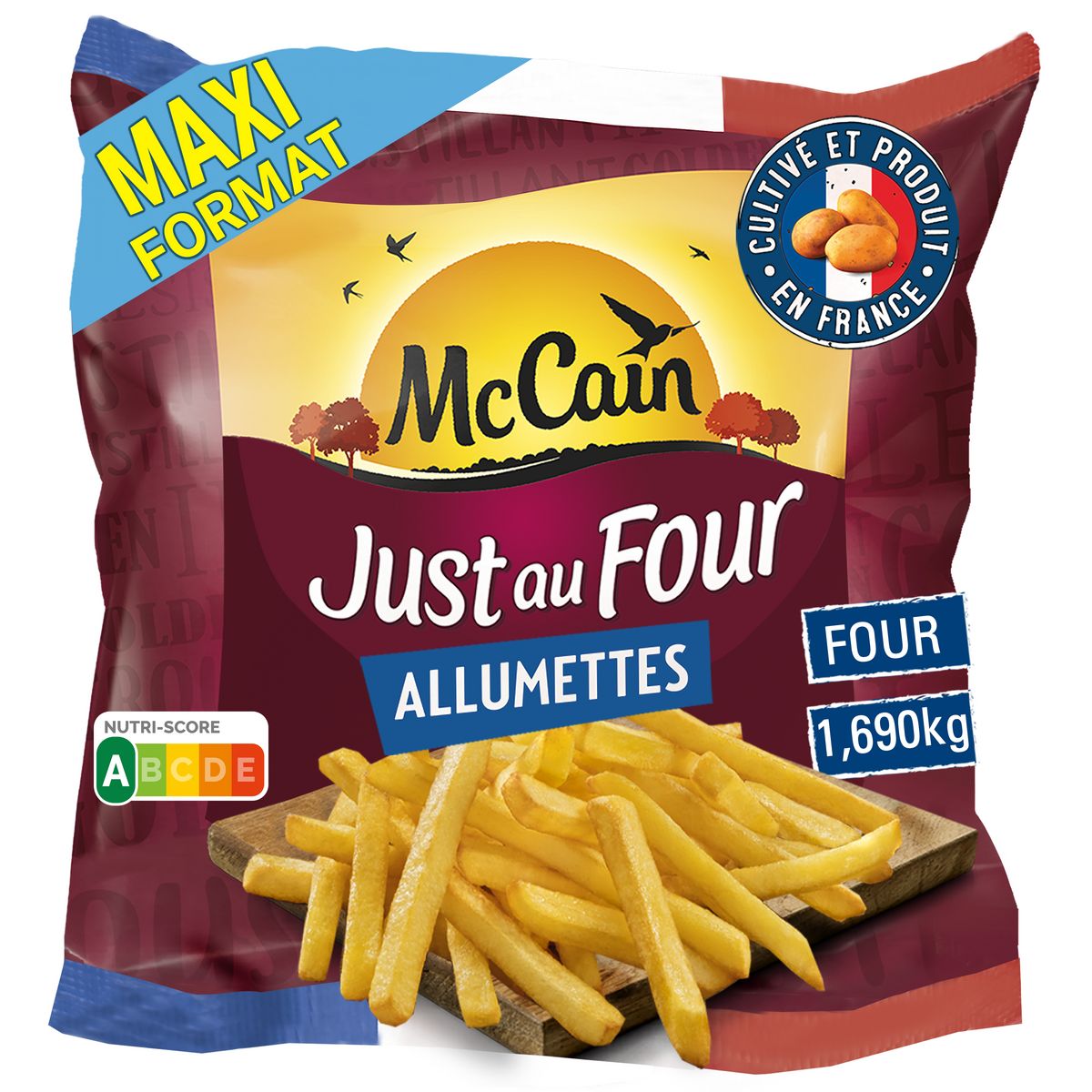 MCCAIN Just au four frites allumettes 1.69kg