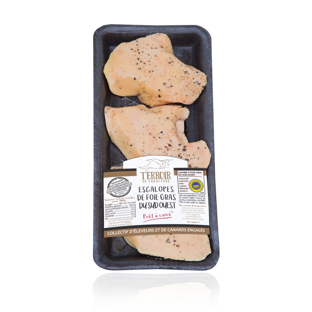 TERROIR DE CARACTERE Escalope de foie gras de canard po ler IGP