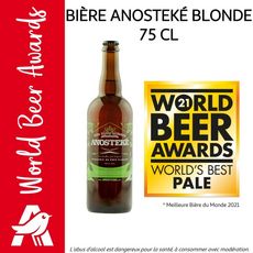 ANOSTEKE Bière blonde artisanale du pays Flamand 8% 75cl
