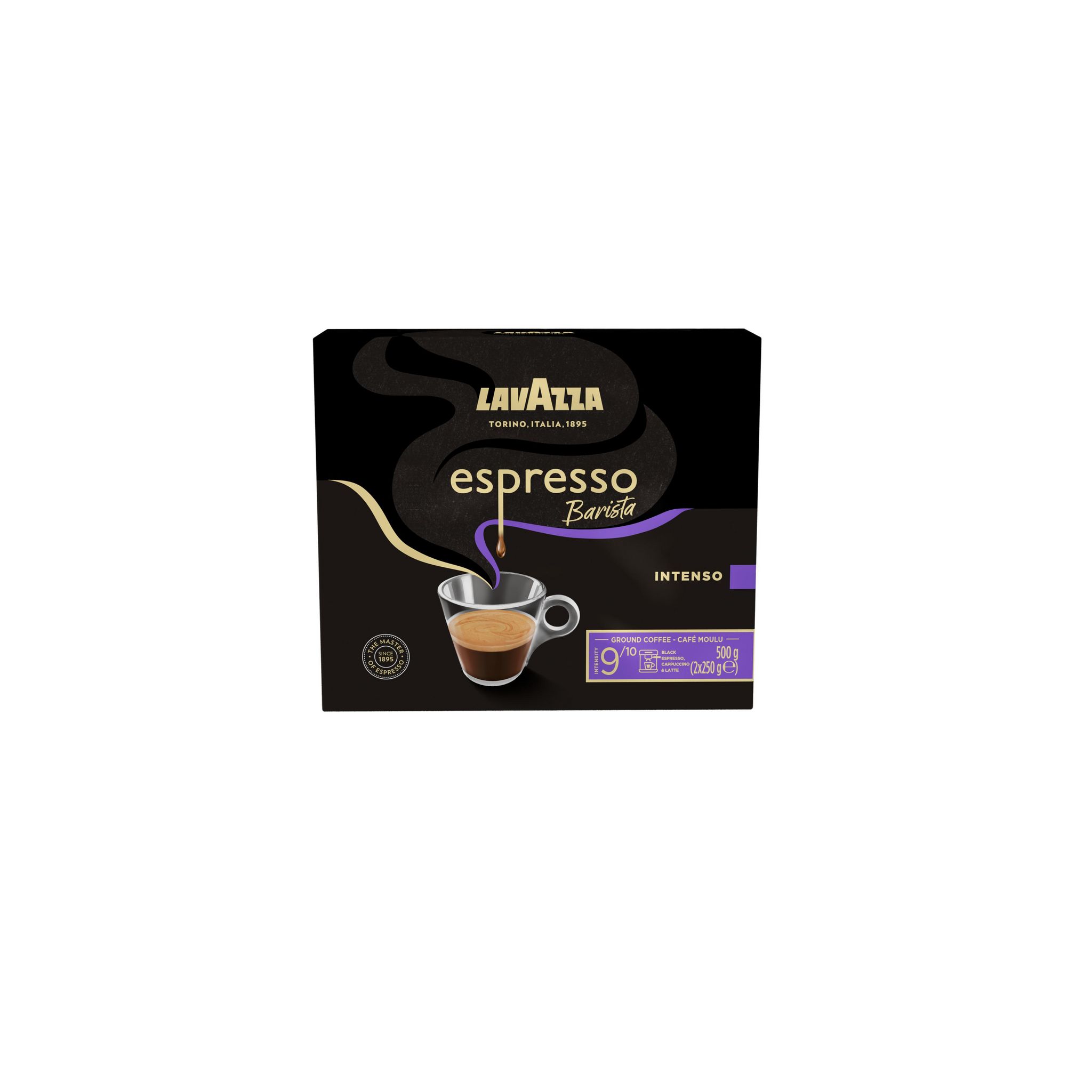 LAVAZZA Café moulu décaféiné 2x250g pas cher 