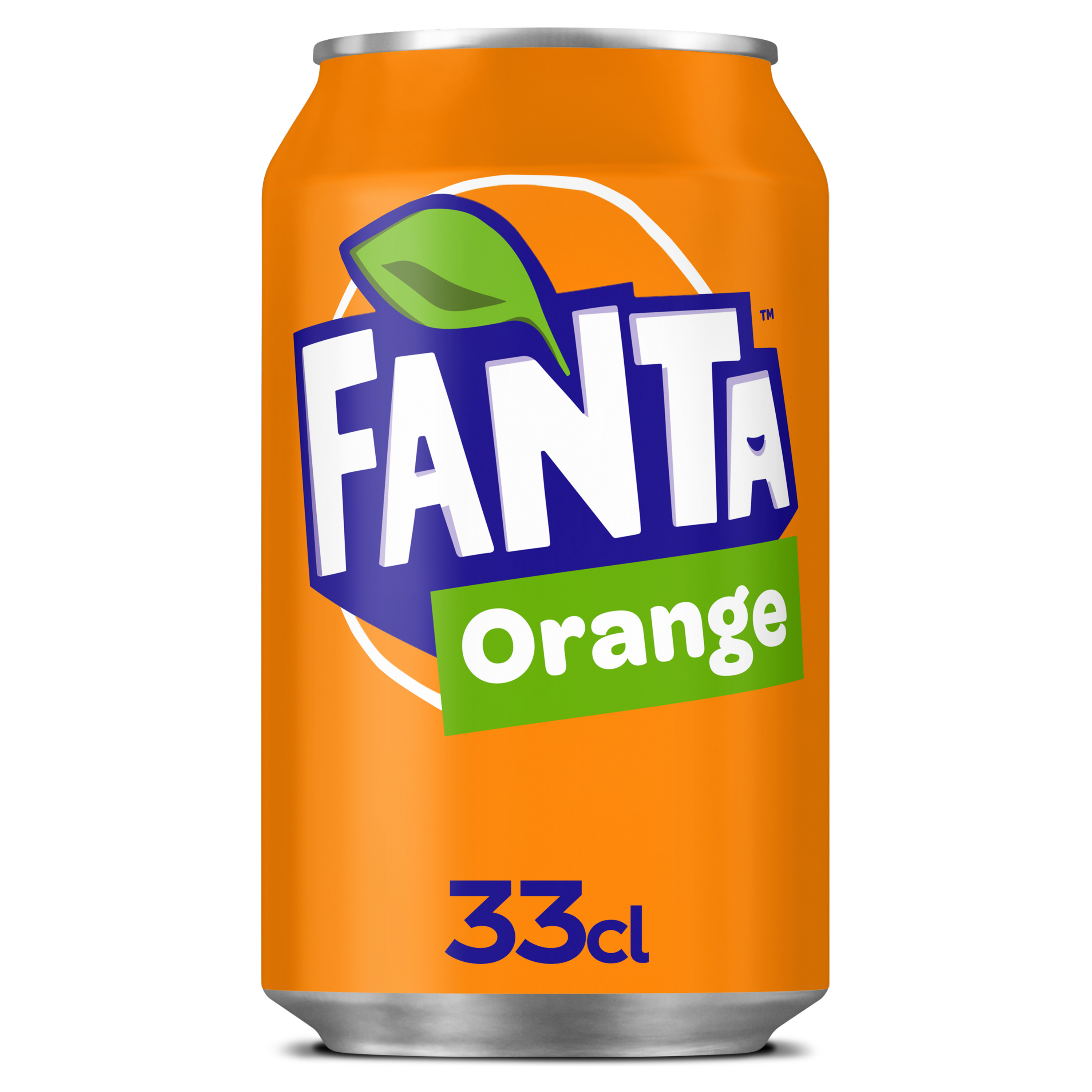 FANTA Boisson gazeuse au jus d'orange avec sucre et édulcorants boîte 33cl  pas cher 