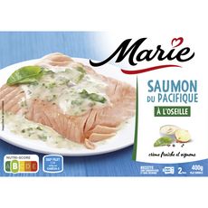 MARIE Saumon atlantique sauce oseille 2 portions 400g