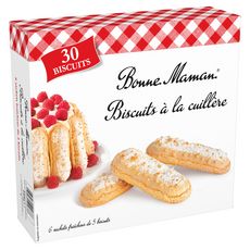 BONNE MAMAN Biscuits à la cuillère, sachets fraîcheur 6x5 biscuits 250g