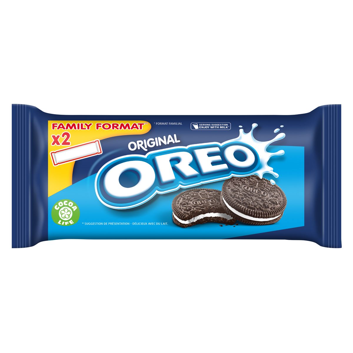 OREO Biscuits fourrés à la vanille Original 308g