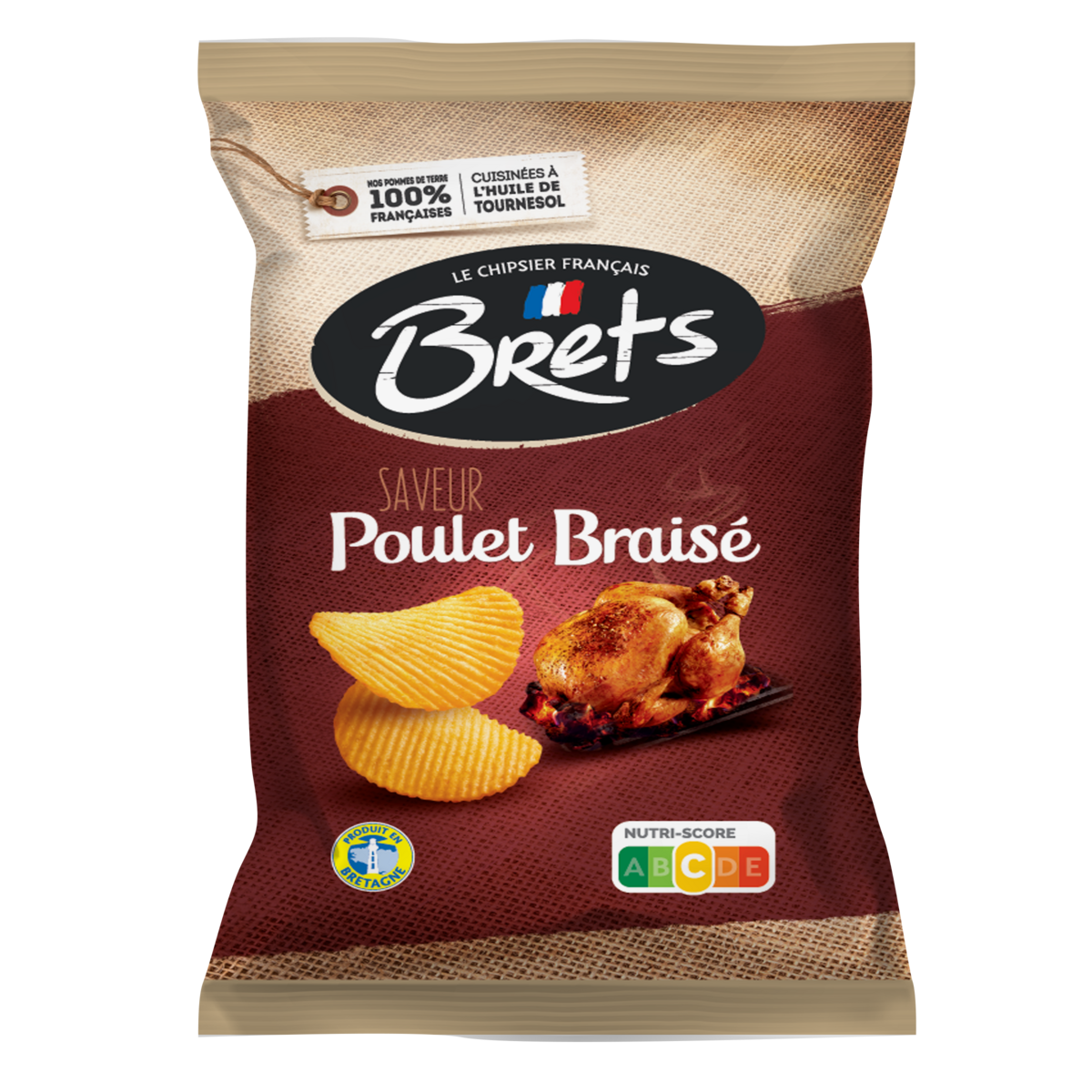 Chips de pommes de terre au fromage du Jura - Bret's