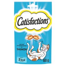 CATISFACTIONS Friandises au saumon pour chat 60g