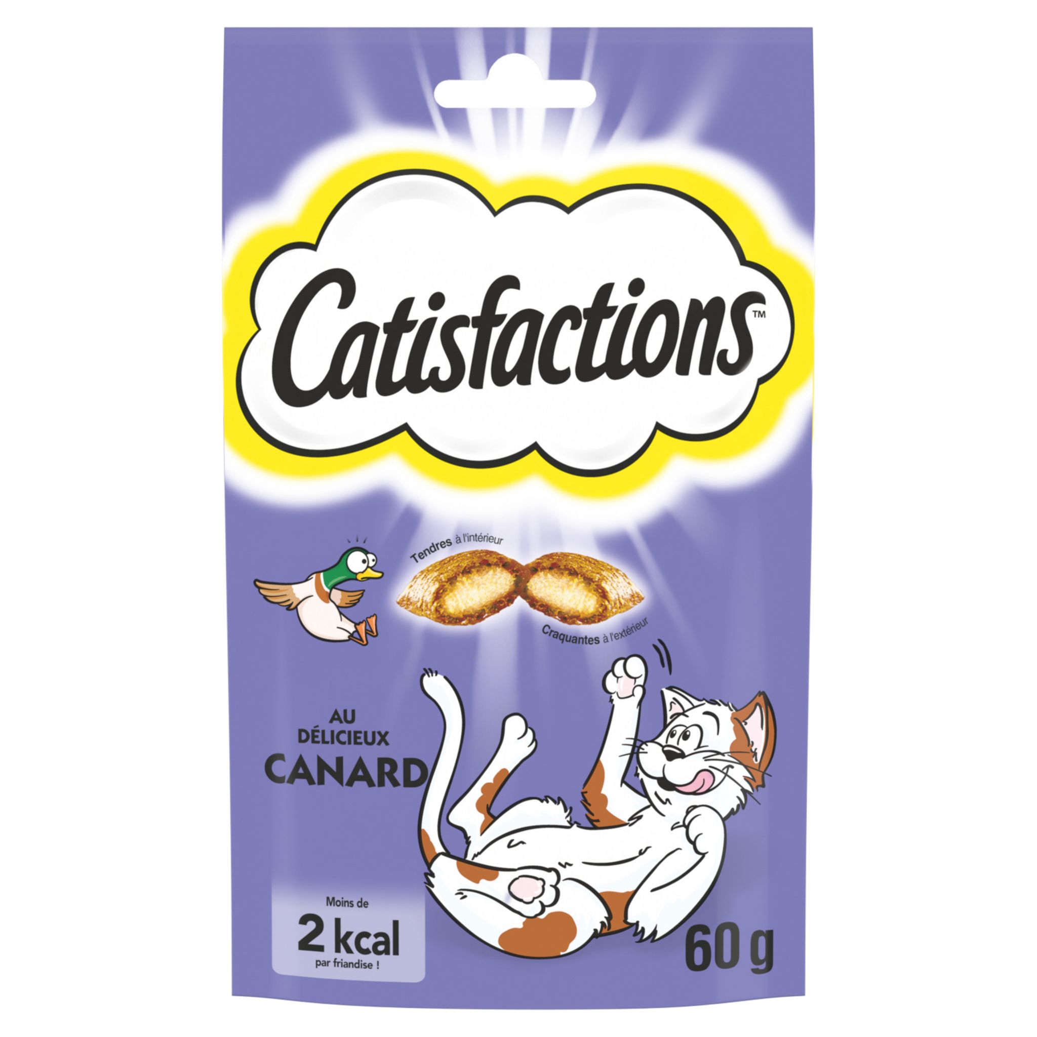 Friandises chats chatons Catisfactions Saumon maxi pack - 180g