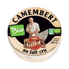 GILLOT Camembert bio au lait cru 250g
