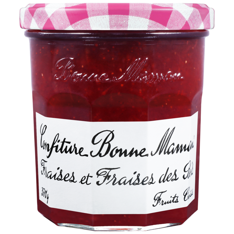 BONNE MAMAN Confiture de fraises et fraises des bois 370g pas cher 