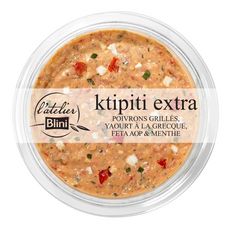 L'ATELIER BLINI Ktipiti extra poivron yaourt à la grecque feta menthe 175g