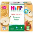 HIPP Petit pot dessert pommes poires bio dès 4 mois 4x100g
