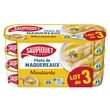 SAUPIQUET Filets de maquereaux à la moutarde produit en Bretagne 3x169g